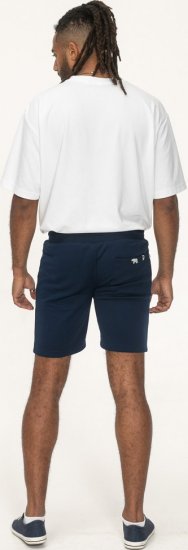 D555 Spalding Elasticated Waist Interlock Shorts Navy - Sportske hlače & kratke - Muške Trenirke Veliki Brojevi