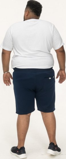 D555 Spalding Elasticated Waist Interlock Shorts Navy - Sportske hlače & kratke - Muške Trenirke Veliki Brojevi