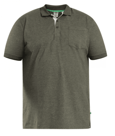D555 Grant Polo Shirt Khaki - Polo majice - Muške Polo Majice Veliki Brojevi