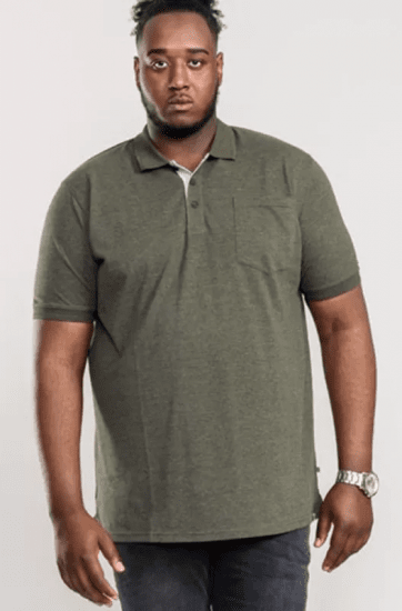 D555 Grant Polo Shirt Khaki - Polo majice - Muške Polo Majice Veliki Brojevi