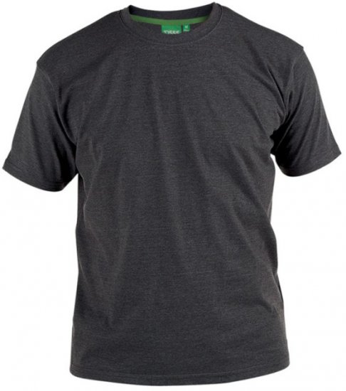 D555 Flyers Crew Neck T-shirt Charcoal - Majice Kratkih Rukava - Muške Majice Kratkih Rukava Veliki Brojevi 