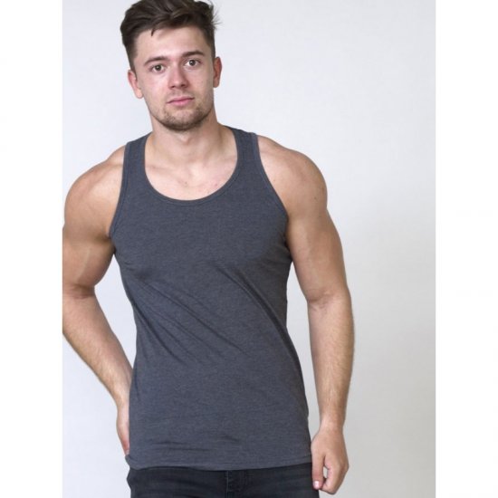 D555 Fabio Tanktop Charcoal - Majice Kratkih Rukava - Muške Majice Kratkih Rukava Veliki Brojevi 