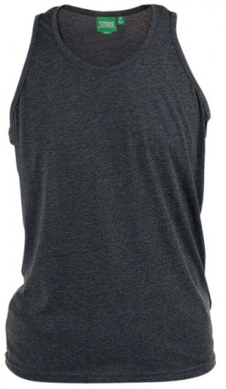 D555 Fabio Tanktop Charcoal - Majice Kratkih Rukava - Muške Majice Kratkih Rukava Veliki Brojevi 