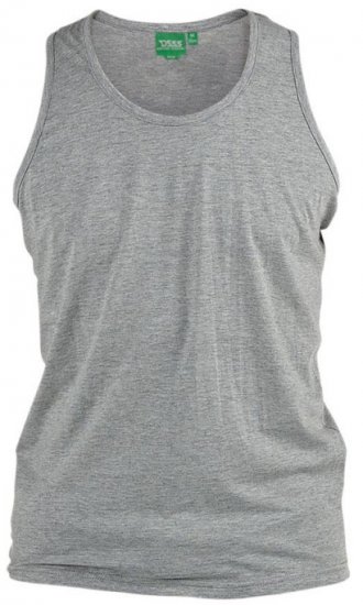 D555 Fabio Tanktop Grey - Majice Kratkih Rukava - Muške Majice Kratkih Rukava Veliki Brojevi 