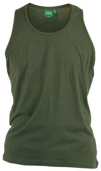 D555 Fabio Tanktop Khaki - Majice Kratkih Rukava - Muške Majice Kratkih Rukava Veliki Brojevi 