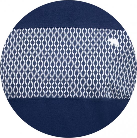 D555 Swansea Cut And Sew Crew Neck T-Shirt Navy - Majice Kratkih Rukava - Muške Majice Kratkih Rukava Veliki Brojevi 