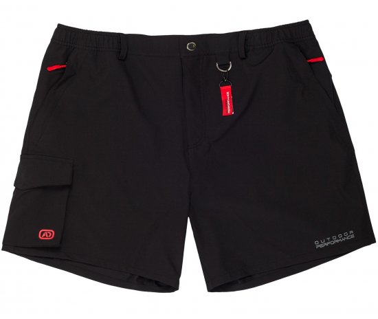 Adamo Tim Outdoor Shorts Black - Sportska & Za van Odjeća - Muške Sportska Odjeća Veliki Brojevi