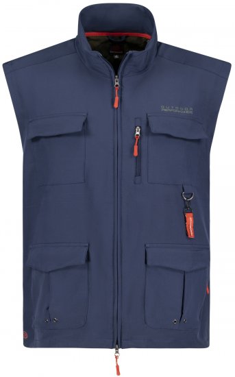 Adamo Tommy Outdoor Vest Navy - Sportska & Za van Odjeća - Muške Sportska Odjeća Veliki Brojevi