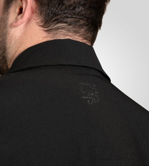 D555 Wimbledon Couture Stretch Jacket with Zipper Black TALL SIZE - Jakne - Muške Jakne Veliki Brojevi