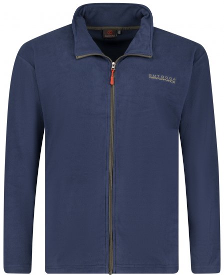 Adamo Tampa Fleece Jacket Navy TALL SIZES - MUŠKA ODJEĆA MT-6XLT - Odjeća za Visoke Muškarce