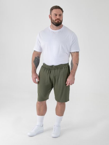 D555 Mitchell 1 Stretch Kratke Hlače s Elastičnim Strukom Khaki - Sportske hlače & kratke - Muške Trenirke Veliki Brojevi