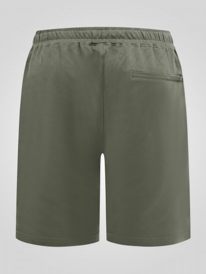 D555 Mitchell 1 Stretch Kratke Hlače s Elastičnim Strukom Khaki - Sportske hlače & kratke - Muške Trenirke Veliki Brojevi