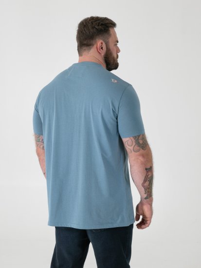 D555 Miller Bearded Skull Majica s Otiskom - Majice Kratkih Rukava - Muške Majice Kratkih Rukava Veliki Brojevi 