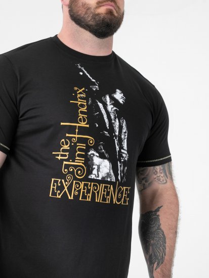 D555 Stokes Official Jimi Hendrix Experience Majica s Otiskom - Majice Kratkih Rukava - Muške Majice Kratkih Rukava Veliki Brojevi 