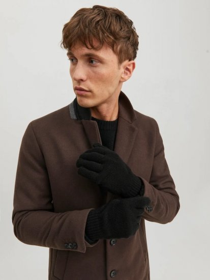 Jack & Jones Barry Pletene rukavice Crna - Rukavice - 