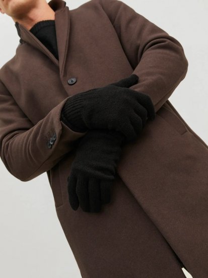Jack & Jones Barry Pletene rukavice Crna - Rukavice - 
