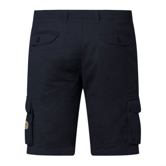 D555 Larry Cargo Shorts Navy - Kratke hlače - Muške Kratke Hlače Veliki Brojevi 