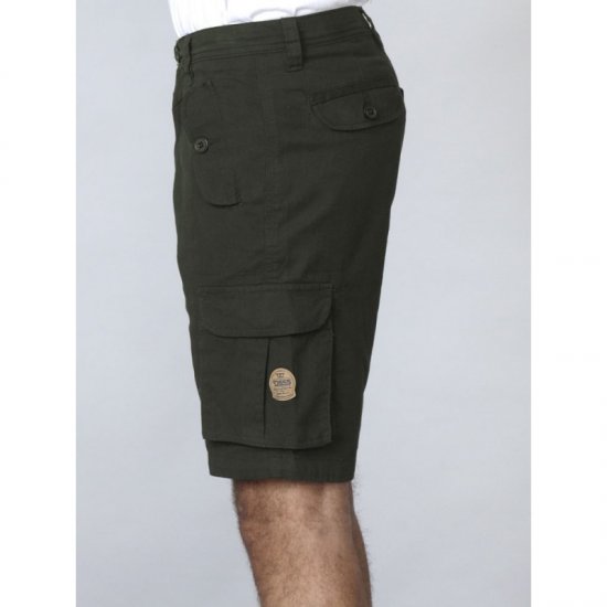 D555 Larry Cargo Shorts Khaki - Kratke hlače - Muške Kratke Hlače Veliki Brojevi 