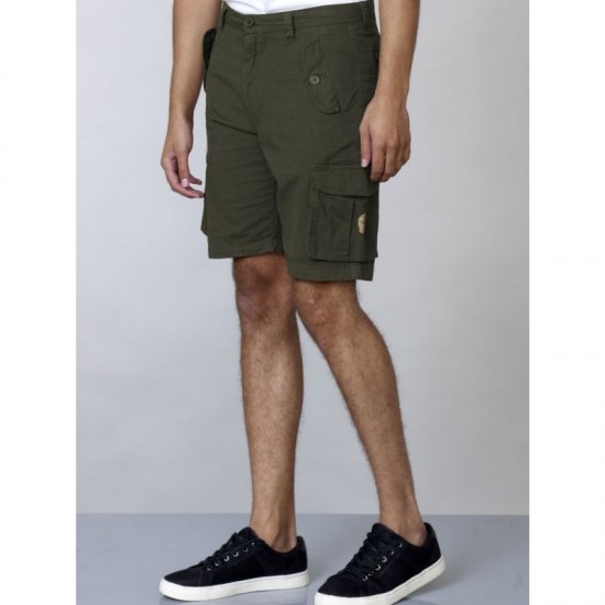 D555 Larry Cargo Shorts Khaki - Kratke hlače - Muške Kratke Hlače Veliki Brojevi 