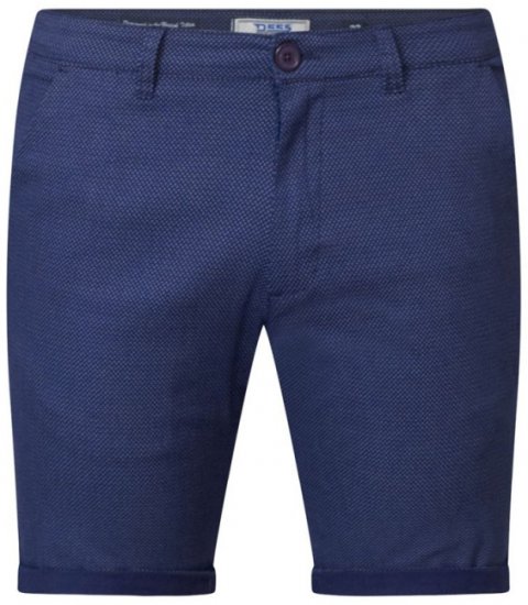 D555 Calvin Stretch Shorts Navy - Kratke hlače - Muške Kratke Hlače Veliki Brojevi 