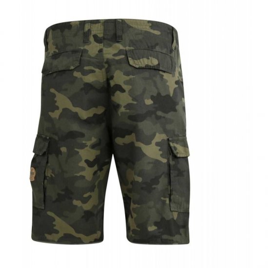 D555 Marty Camo Shorts Green - Kratke hlače - Muške Kratke Hlače Veliki Brojevi 