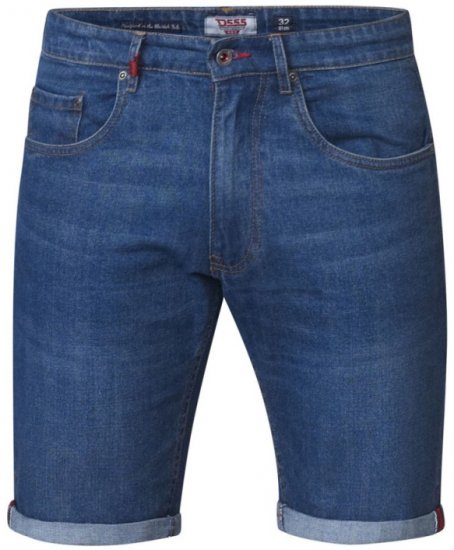 D555 Nate Stretch Denim Shorts - Kratke hlače - Muške Kratke Hlače Veliki Brojevi 