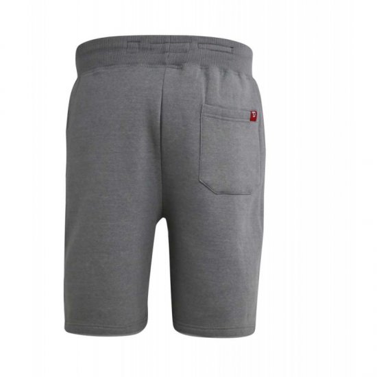 D555 Lindon Jersey Shorts Grey - Sportske hlače & kratke - Muške Trenirke Veliki Brojevi