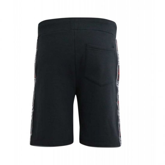 D555 Burlington Couture Jersey Shorts Black - Sportske hlače & kratke - Muške Trenirke Veliki Brojevi