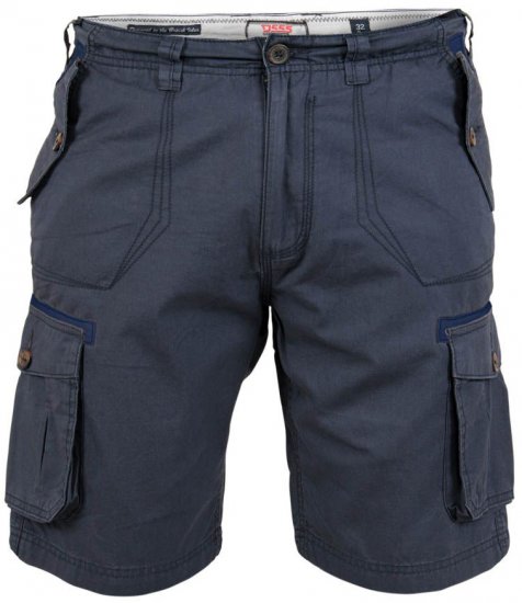 D555 Invicta Cotton Cargo Shorts - Kratke hlače - Muške Kratke Hlače Veliki Brojevi 