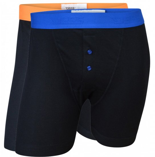 D555 Ranger Boxershorts Black 2-pack - Donje rublje & kupaće hlače - muške donje rublje veliki brojevi