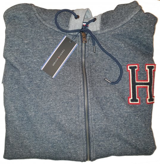 Tommy Hilfiger Axel Zip Thru Hoddie - Motleyjeva luda travanjska rasprodaja - 