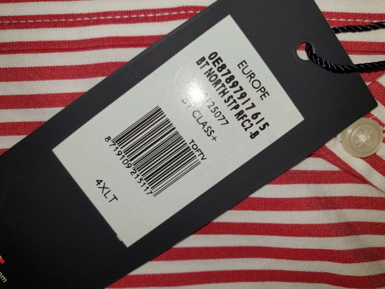 Tommy Hilfiger North Stripe Long Sleeve Shirt Red - Motleyjeva luda travanjska rasprodaja - 