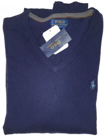 Ralph Lauren M Classics NavyBlue Sweater - Motleyjeva luda travanjska rasprodaja - 