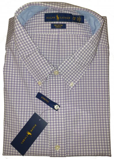Polo Ralph Lauren 5002 Classic Shirt Purple - Motleyjeva luda travanjska rasprodaja - 