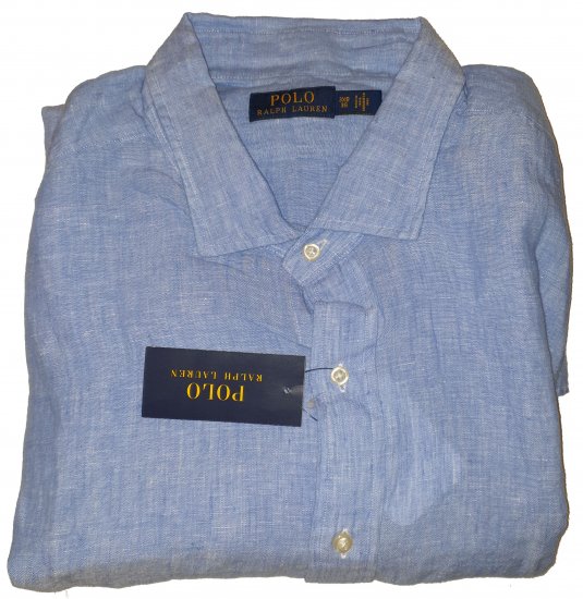 Polo Ralph Lauren 8003 Long Sleeve Shirt Blue - Motleyjeva luda travanjska rasprodaja - 