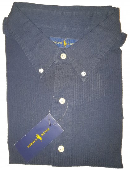 Polo Ralph Lauren TC7I Navy Short Sleeve Shirt - Motleyjeva luda travanjska rasprodaja - 