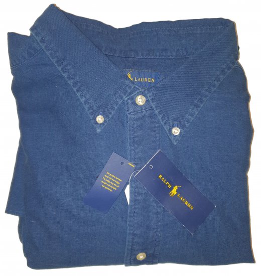Polo Ralph Lauren 0003 Indigo Shirt - Motleyjeva luda travanjska rasprodaja - 