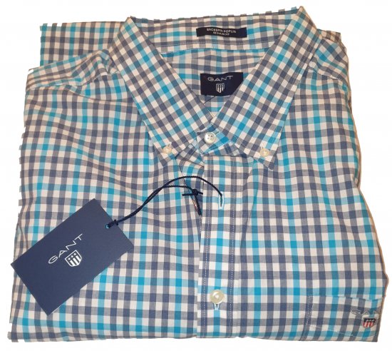 Gant 347620 Shirt Blue - Motleyjeva luda travanjska rasprodaja - 