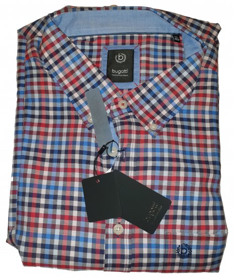 Bugatti 78324 Short Sleeve Shirt - Motleyjeva luda travanjska rasprodaja - 
