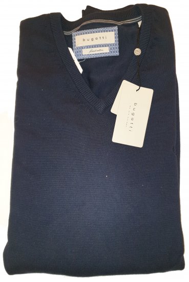 Bugatti 95510 Knit Navy - Motleyjeva luda travanjska rasprodaja - 
