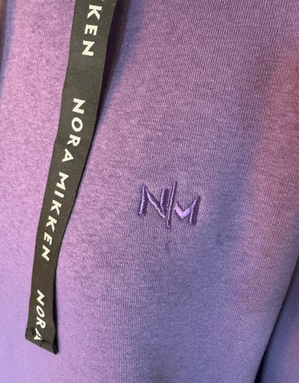 Nora Mikken KRISTINA Long Hoodie Purple - Puloveri & dukserice - 