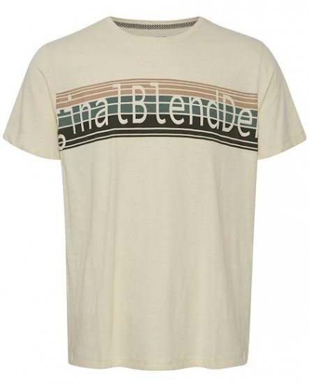 Blend T-Shirt 4242 Cloud Cream - Majice Kratkih Rukava - Muške Majice Kratkih Rukava Veliki Brojevi 