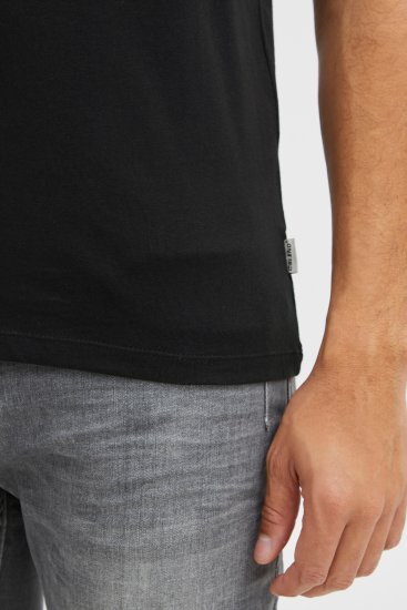 Blend 8411 T-Shirt Black - Majice Kratkih Rukava - Muške Majice Kratkih Rukava Veliki Brojevi 