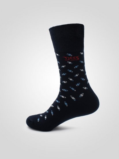 D555 Harold 3 Extra Wide Comfort Fit Socks 3-pack Navy/Denim - Donje rublje & kupaće hlače - muške donje rublje veliki brojevi