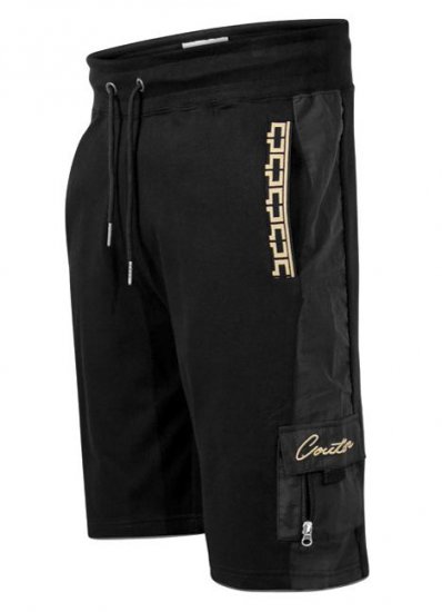 D555 Loki Couture Cargo Shorts Black - Sportske hlače & kratke - Muške Trenirke Veliki Brojevi