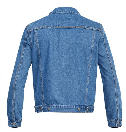 Duke Trucker Denim Jacket Blue - Jakne - Muške Jakne Veliki Brojevi