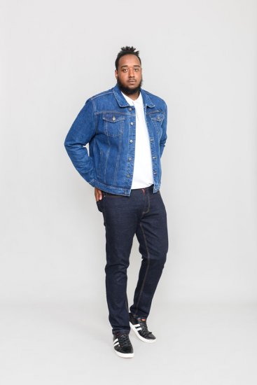 Duke Trucker Denim Jacket Blue - Jakne - Muške Jakne Veliki Brojevi