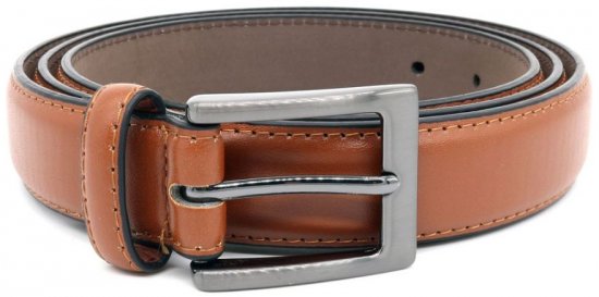 D555 Anthony Leather Belt Brown, 2,7cm - Remenje - Muški remeni velikih veličina