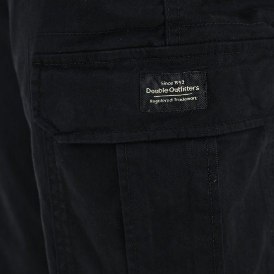Double Outfitters CCP-4130 Cargo hlače Crna - Traperice & hlače - Muške Traperice i Hlače Veliki Brojevi