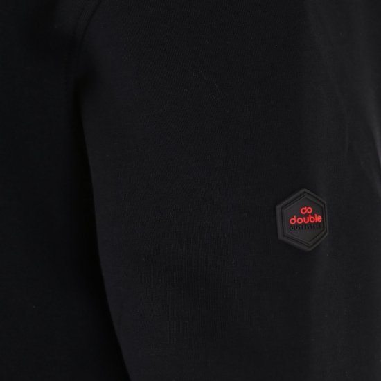Double Outfitters MTOP-1158 Dukserica s patentnim zatvaračem Crna - Puloveri & dukserice - Muške Puloveri & dukserice veliki brojevi